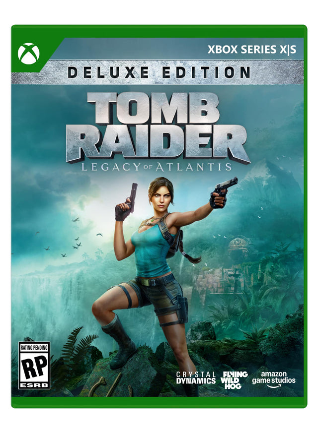 XBOX SERIES X|S  
DELUXE EDITION  
TOMB RAIDER  
LEGACY OF ATLANTIS  
RATING PENDING RP ESRB  
CRYSTAL DYNAMICS  
FLYING WILD HOG  
amazon game studios