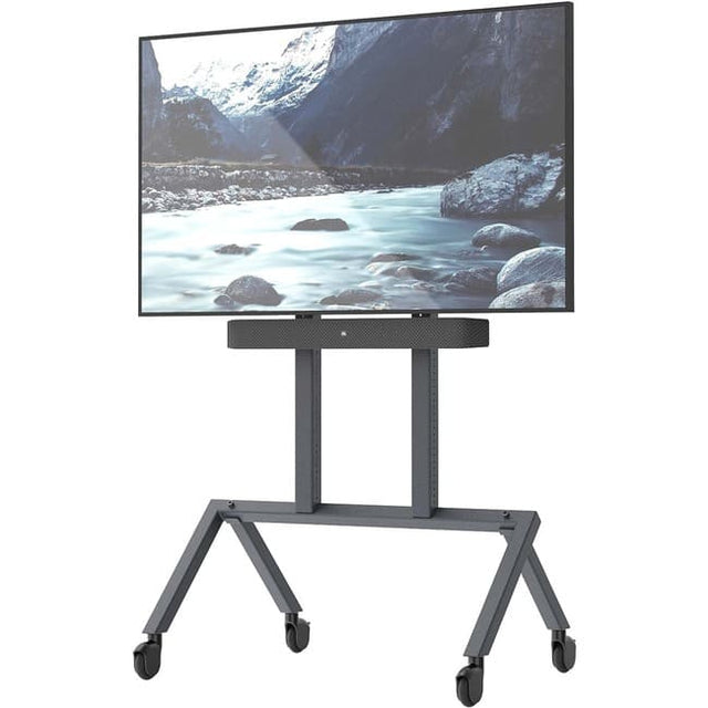 Front. Heckler Design - SOUNDBAR MOUNT FOR HECKLER AV CART - Black Gray.