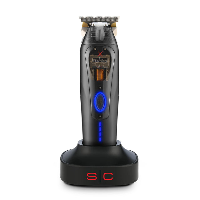 Front. StyleCraft - 360 Jeezy Trimmer Professional Hair Trimmer for Men, with IN3 Vector Motor USB C Compatible Design - Black.