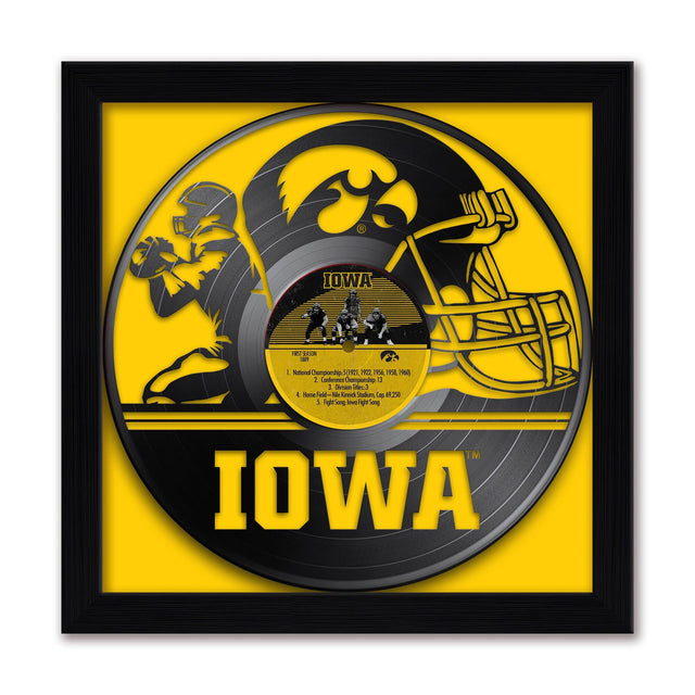 IOWA  
HB VAN  
- 1 olened Championship  
- 1956, 1958  
- 2 Conference Championships  
- U I Division  
- 4 om Field-Tile Ennick Stadium  
- .250  
- Fight Song  
- IOWA Fight Song TM  

IOWA  
FIRST 1924  
1. National Championship  
2. Big Ten Championship  
3. Division I-AA Championship  
4. Home Field - Kinnick Stadium  
5. Fight Song  

IOWA  
1921, 1922, 1925, 1958, 1960  
Home Field - Kinnick Stadium  
Fight Song - IOWA Fight Song