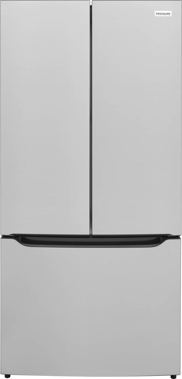 Frigidaire - 32 in. Wide 20 Cu. Ft. Counter-Depth French Door Refrigerator with Internal Water Dispenser - Fingerprint-Resistant Stainless Steel Look