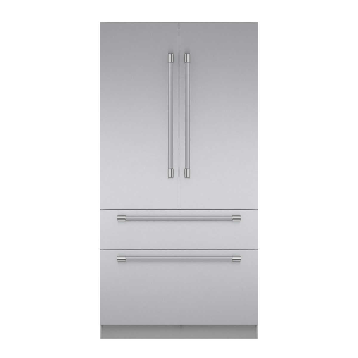 Thermador - Freedom Collection 42 in Wide 23.1 Cu. Ft. Smart Built-in French Door Bottom Freezer Refrigerator - Stainless Steel