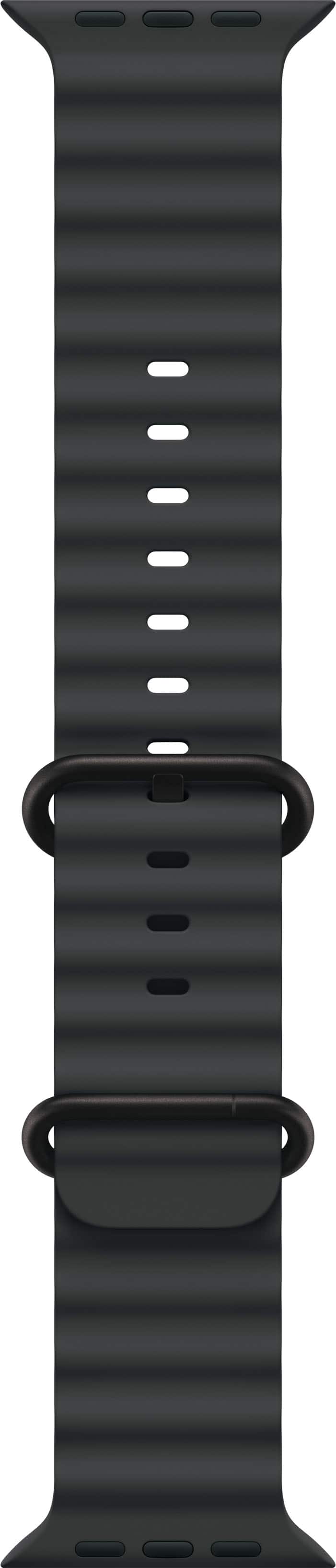 Apple - 49mm Ocean Band - Titanium Finish - Black