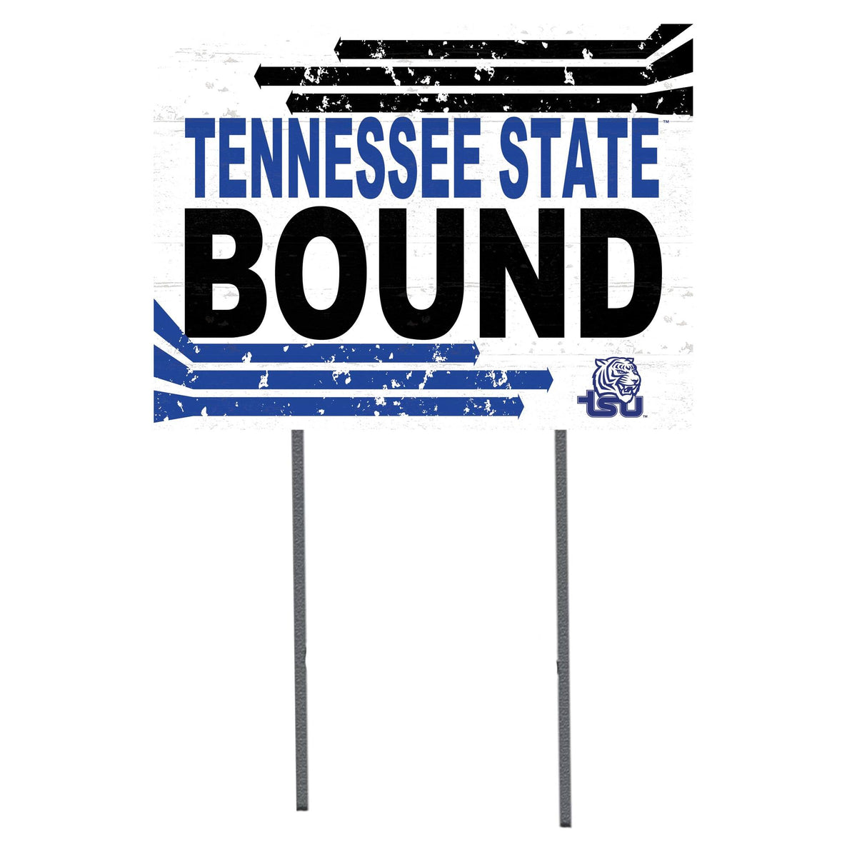 Jardine - Tennessee State Tigers 18" x 24" Team Yard Sign - White