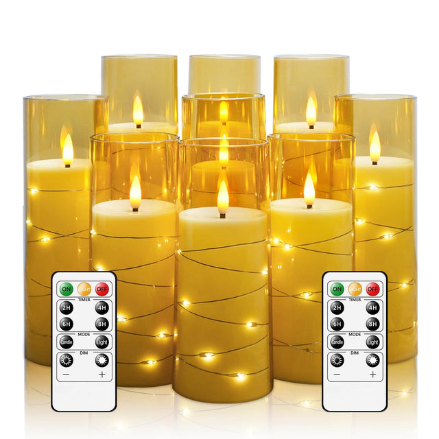 ON LIGHT OFF  
TIMER: 2H 4H 6H 8H  
MODE: Candle Light  
DIM - +