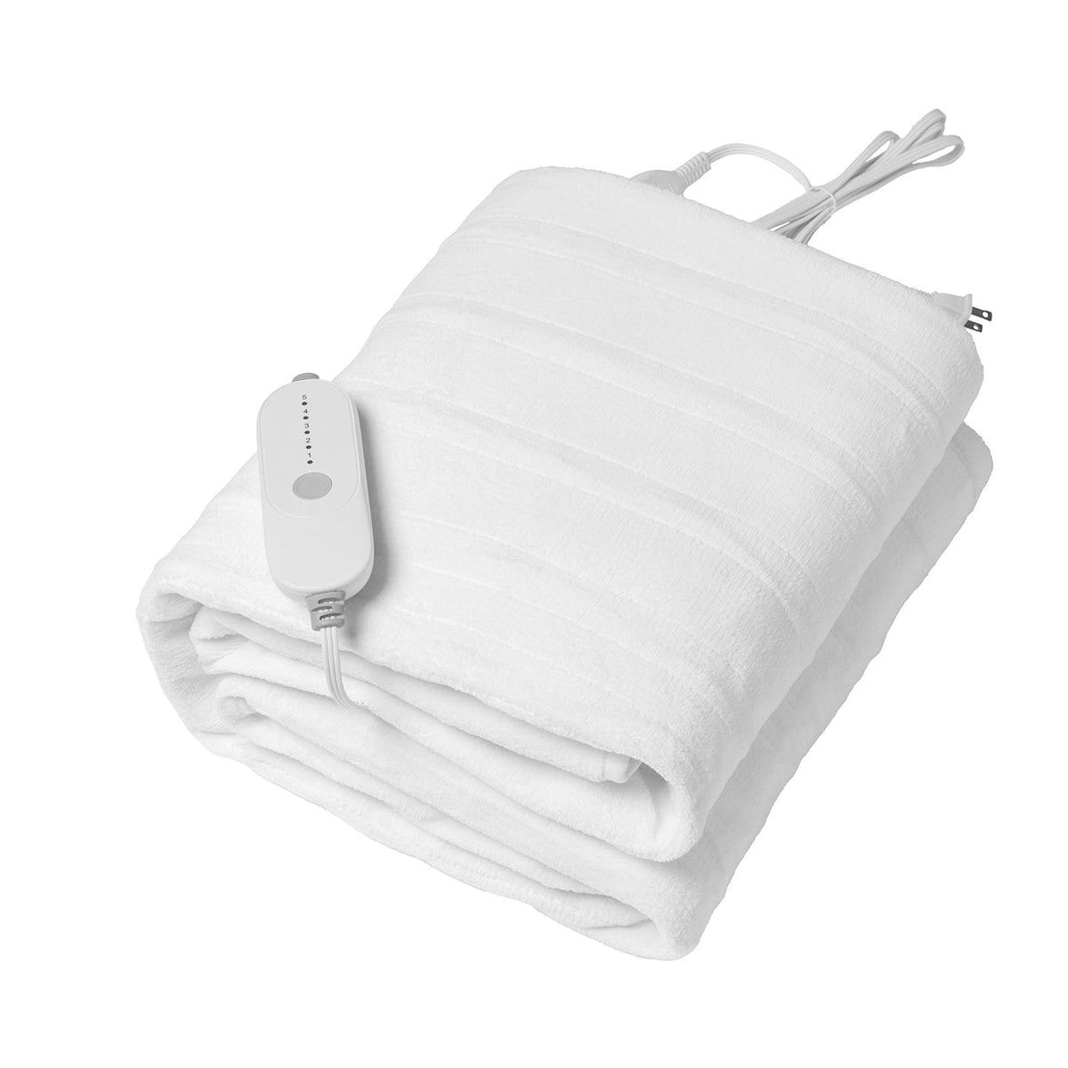 VEVOR - Heated Mattress Pad, 60 x 80 in, Queen Electric Bed Warmer with 1-5 Heat Settings Control, 10-Hour Auto Shut Off - White