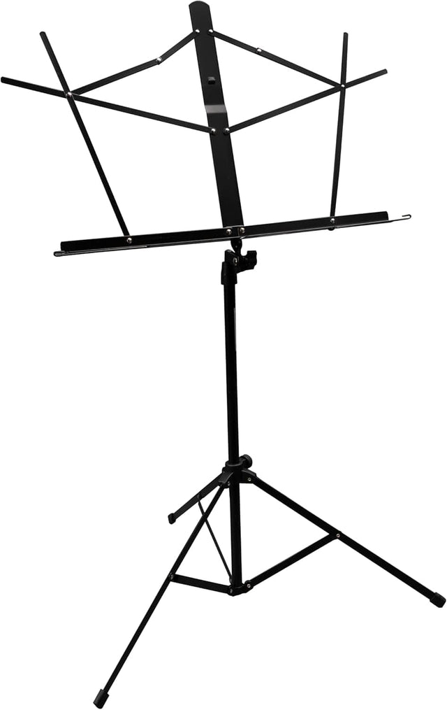Front. Gator - Rok-It Folding Sheet Music Stand with Detachable Bookplate, Leg Assembly Secures Into Place with Locking Mechanism.