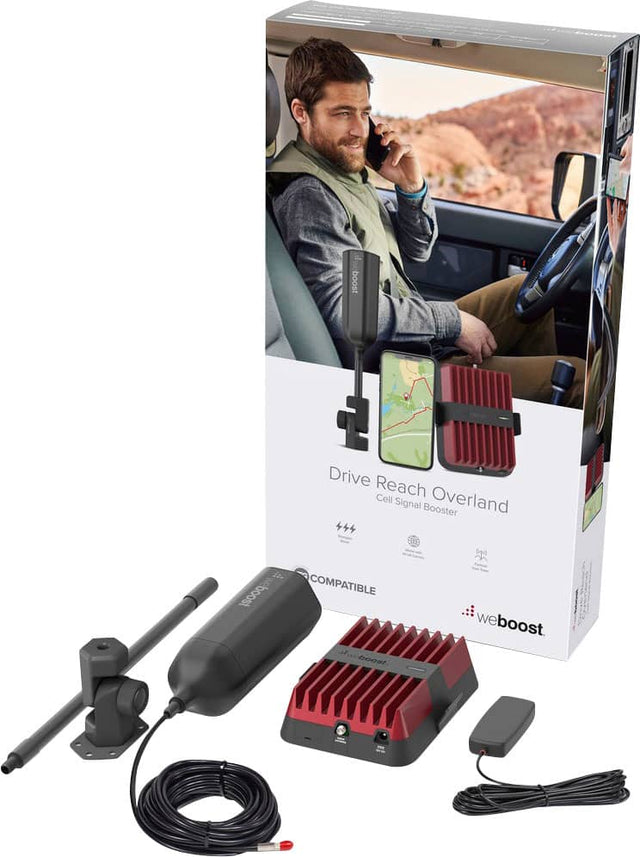 Angle. weBoost - Drive Reach Overland - Red.
