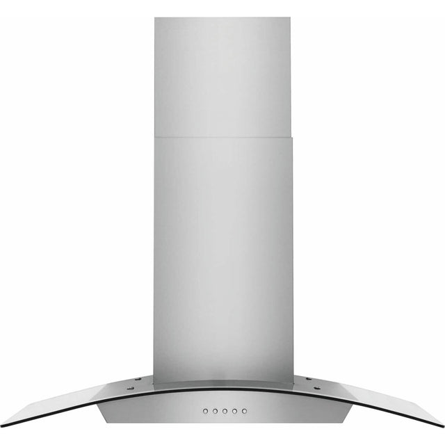 Front. Frigidaire - 36" Glass Canopy Hood - Stainless Steel.