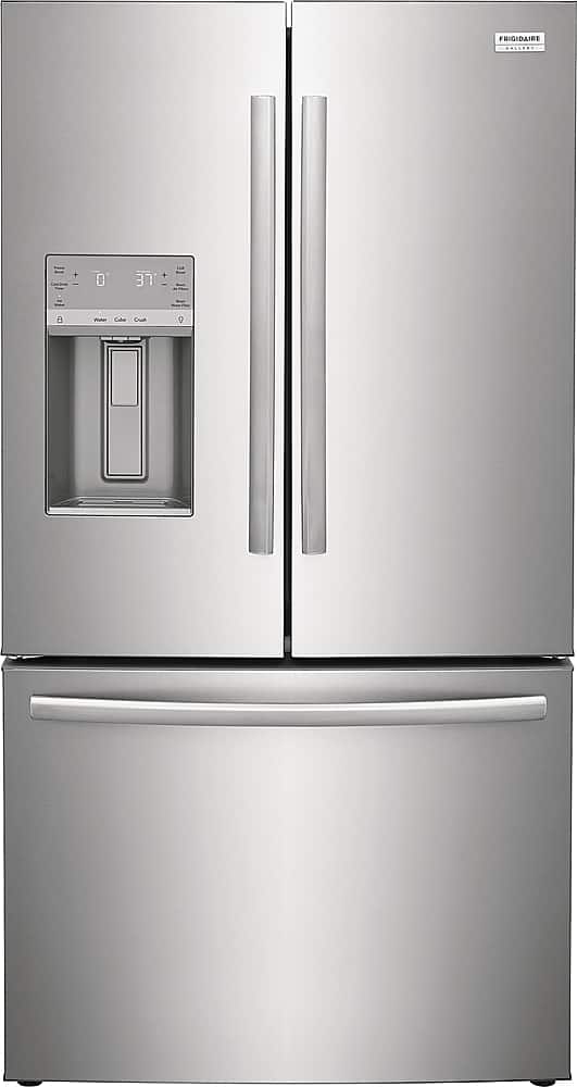 Frigidaire - Gallery 36 in. Wide 27.8 Cu. Ft. French Door Refrigerator with Adjustable Temp Drawer - Smudge Proof Stainless Steel