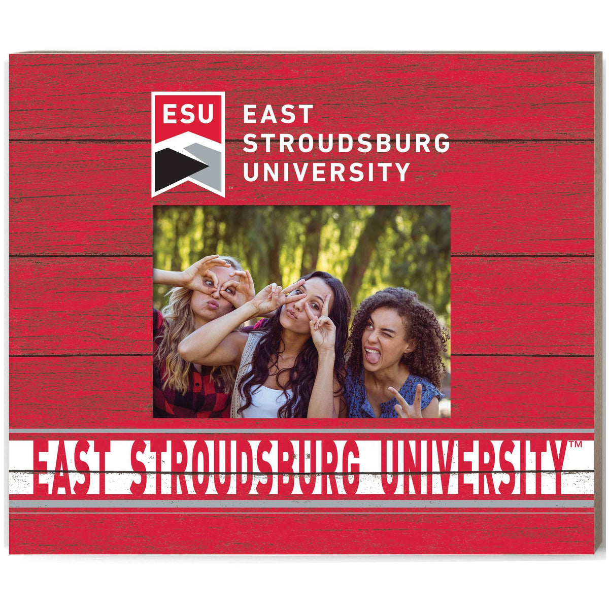 Jardine - East Stroudsburg Warriors 11" x 13" Team Spirit Scholastic Picture Frame - Red