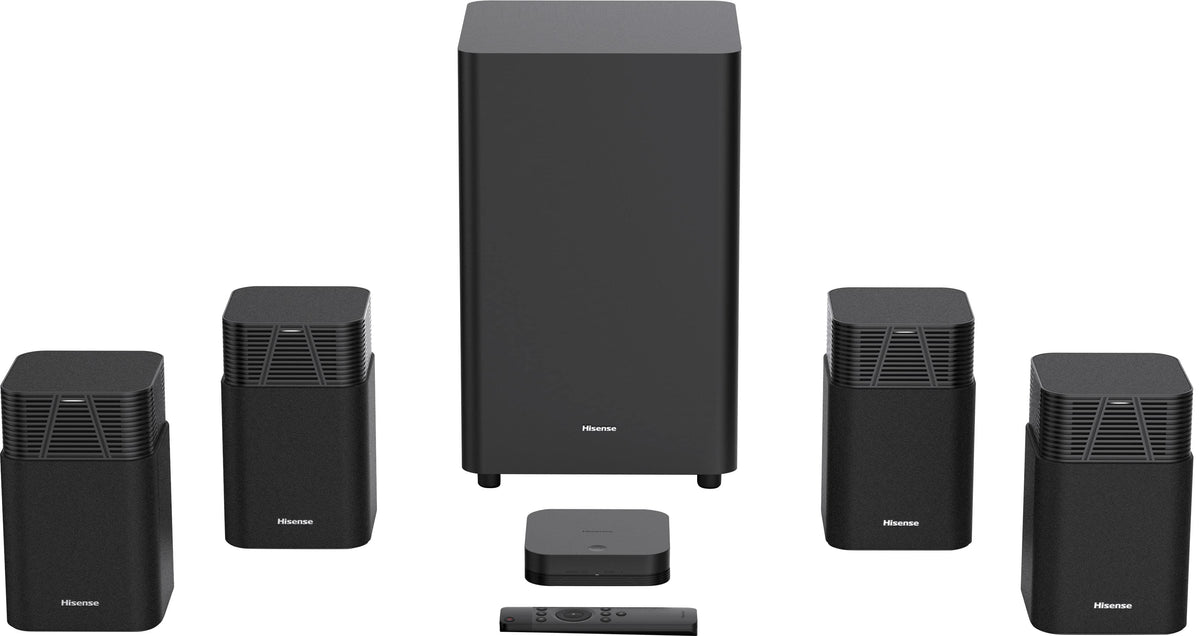 Hisense - HT SATURN 4.1.2 Channel Home Theater Sound System with Dolby Atmos - Black