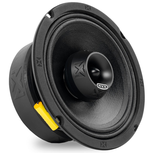 Front. NVX - VPRO65 225W RMS V-Series Pro 6.5" Water-Resistant 2-Way Coaxial Loudspeaker with Bullet Tweeter (Single).