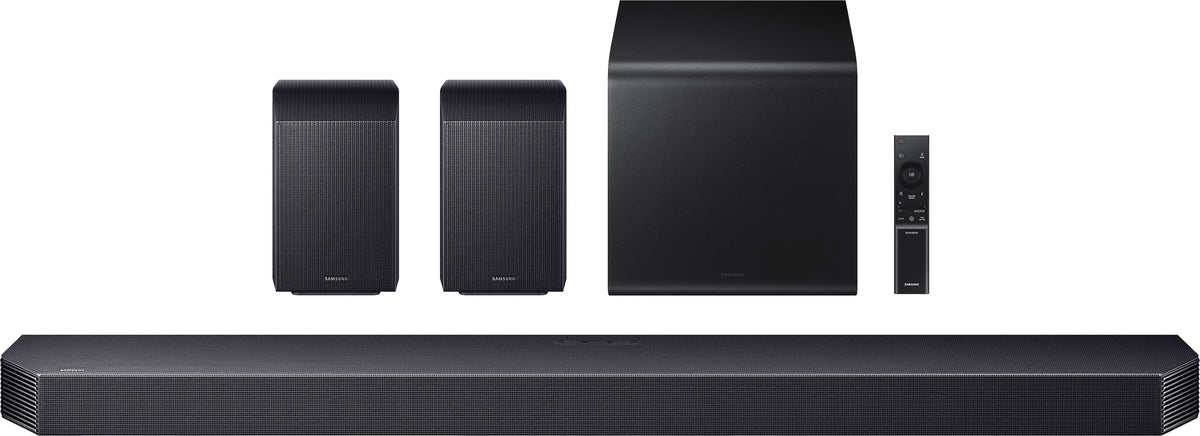 Samsung - Q-Series Soundbar HW-Q930H/ZA 9.1.4 ch Subwoofer with Rear Speaker (2026) - Titan Black