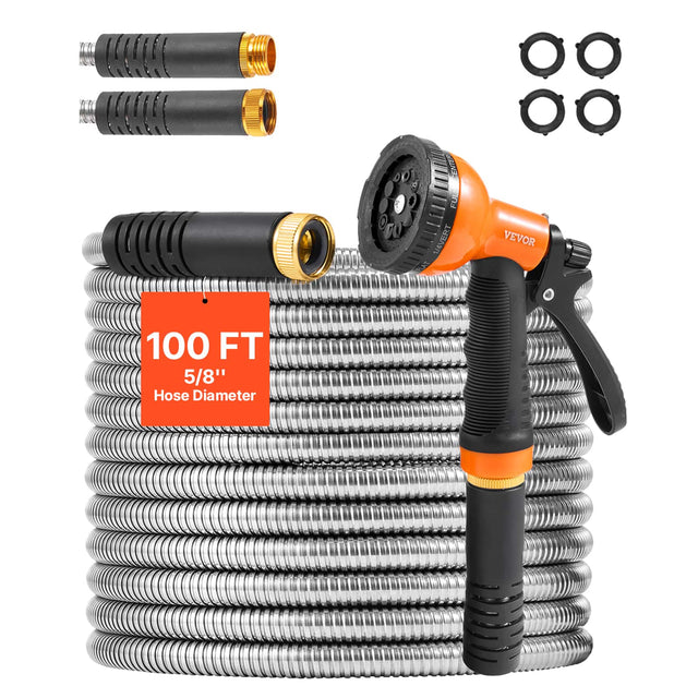 CENTER FUL IAVERT LAT O0 VEVOR 100 FT 5/8" Hose Diameter