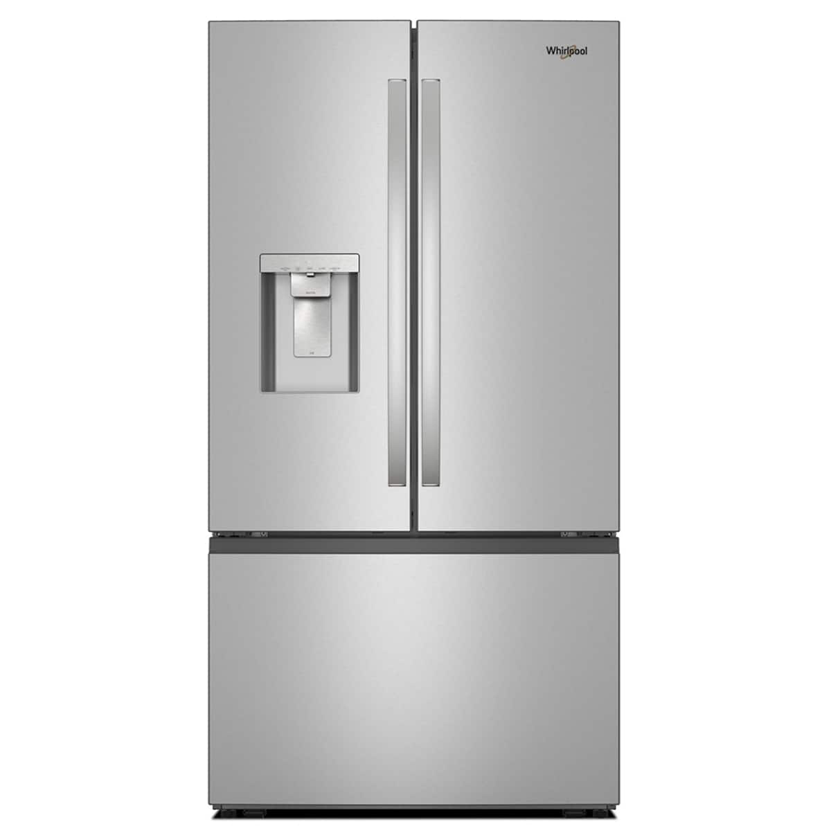 Whirlpool - 36 in. Wide 30 cu. ft. French Door Refrigerator with Dual Ice Makers - Fingerprint-Resistant Stainless Finish