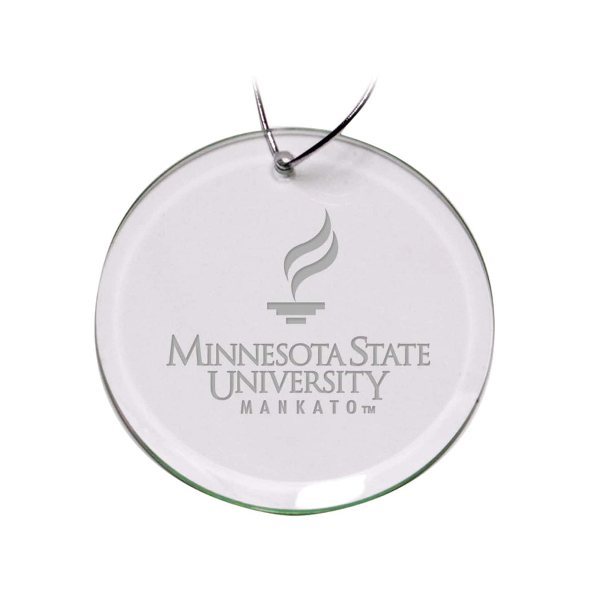 Jardine - Minnesota State Mavericks 3'' Round Glass Ornament - Multicolor