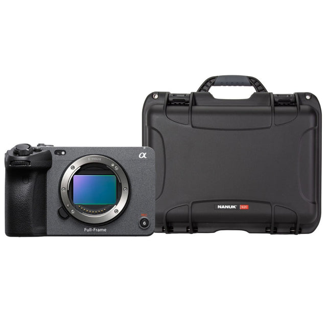 The text on the image reads "RRAO E-mount a NANUK 920 Full-Frame 6". This text is grouped and corrected as follows: "RRAO E-mount a NANUK 920 Full-Frame 6".