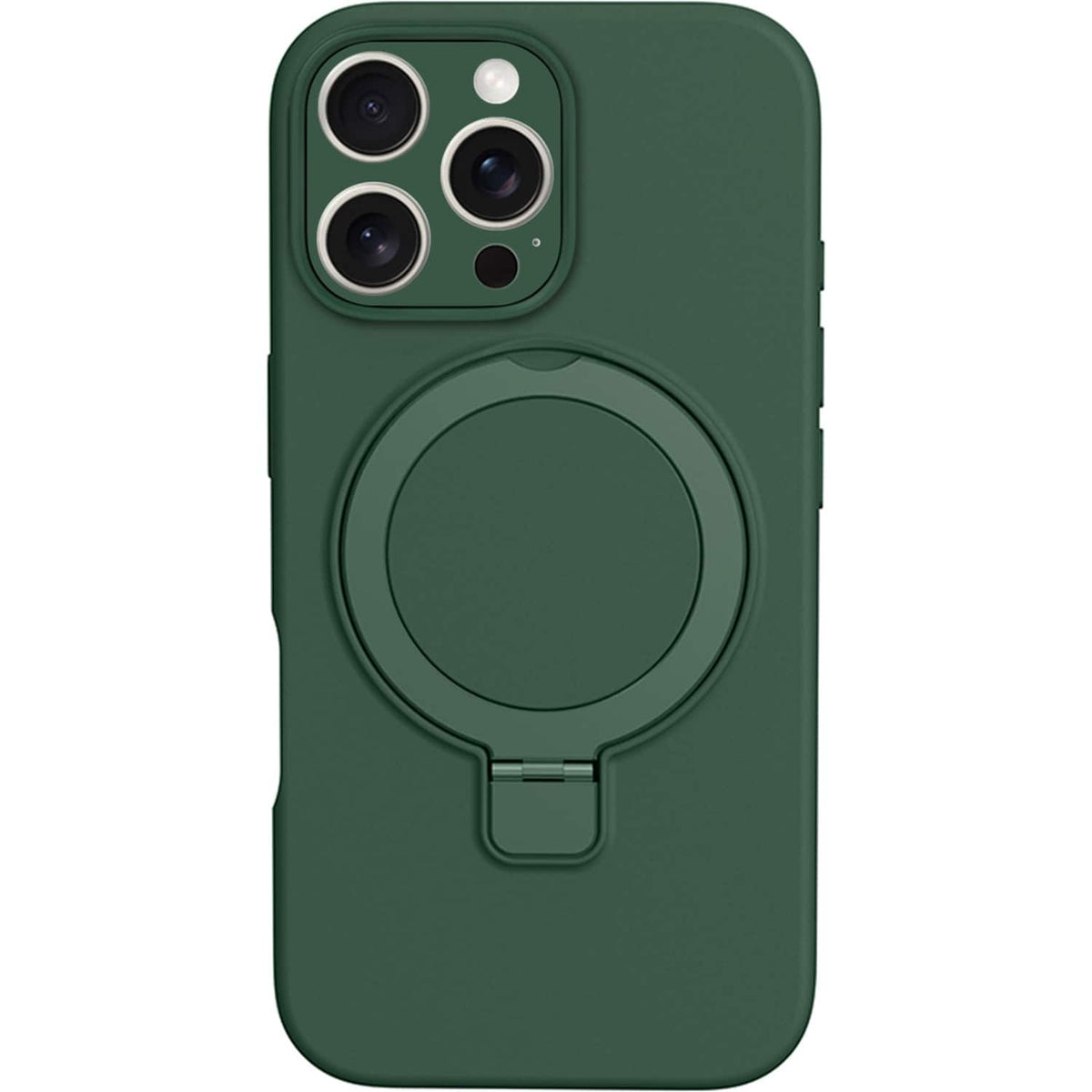 SaharaCase - Venture Series Silicone Case with MagSafe for Apple iPhone 16 Pro - Cactus Green