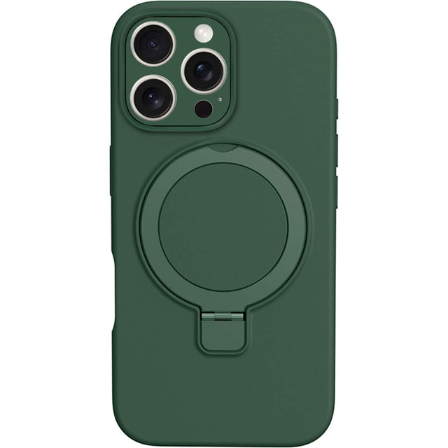 Front. SaharaCase - Venture Series Silicone Case with MagSafe for Apple iPhone 16 Pro - Cactus Green.