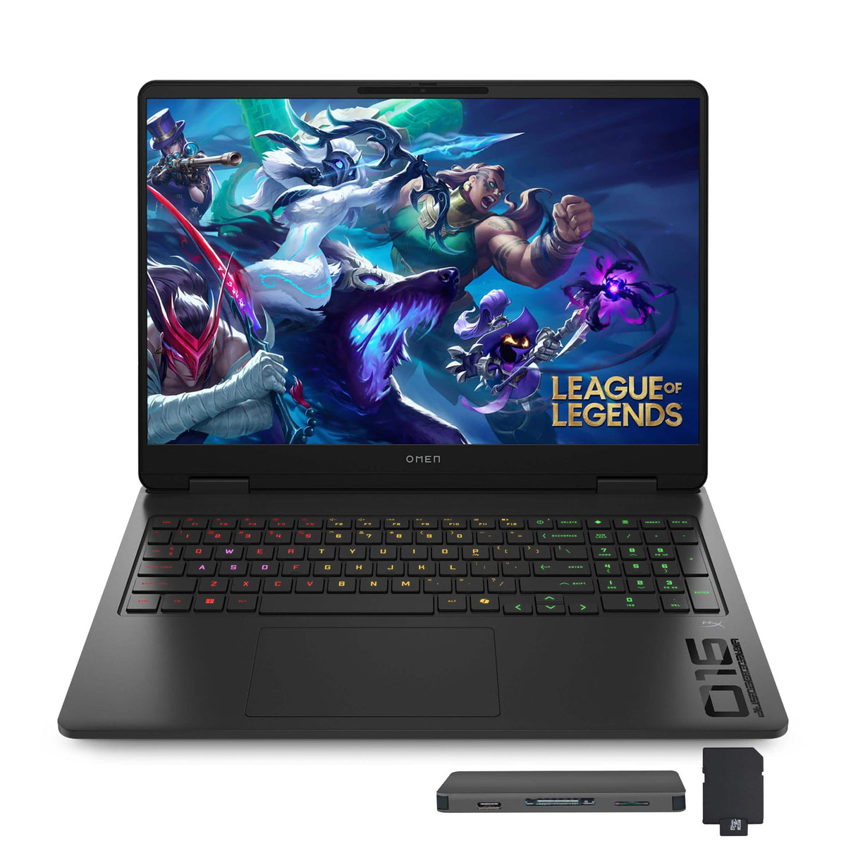 HP OMEN - 16 Slim 16" Gaming Laptop,Intel Ultra 9 285H,RTX 5070,Backlit,32GB RAM,1TB SSD+1TB Dock Set,Win 11 - Black