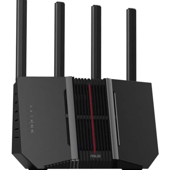 ASUS - Refurbished Excellent - RT-BE92U BE9700 Tri-Band WiFi 7 Router - Black