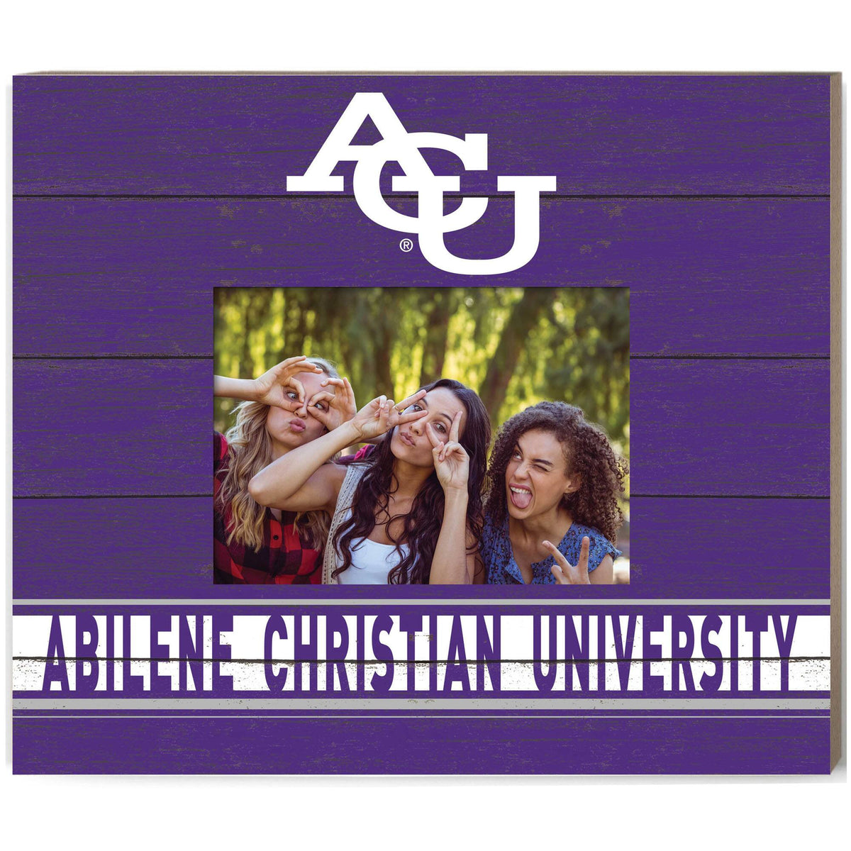 Jardine - Abilene Christian University Wildcats 11" x 13" Team Spirit Scholastic Picture Frame - Purple