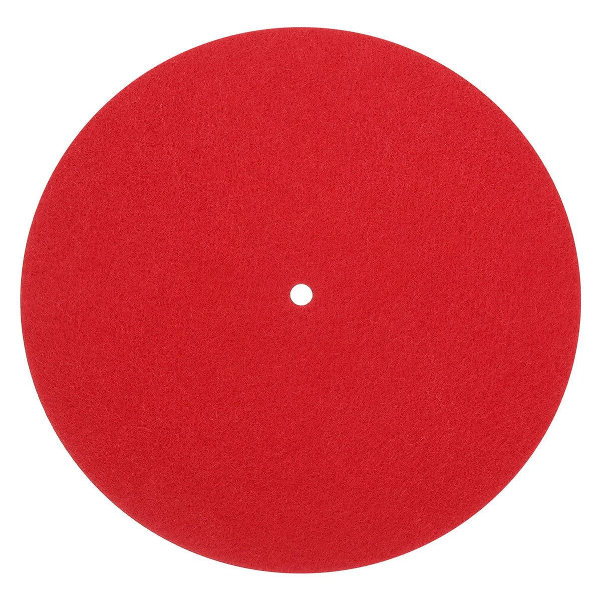 Unique Bargains - Record Player Mat, 7 Inch Turntable Mat 3mm Felt Turntable Pad for Vinyl Player - Red