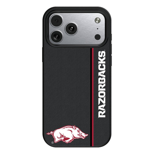 Front. Keyscaper - Arkansas Razorbacks iPhone Magnetic Bump Case - 16 - Black.