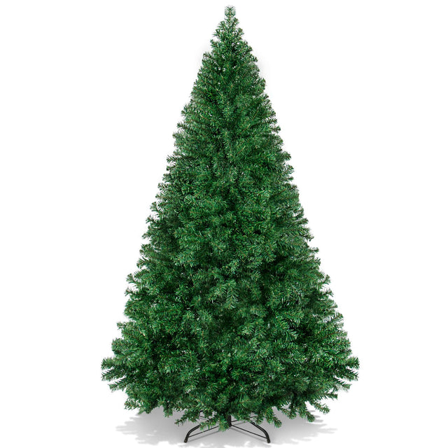 Front. Best Choice Products - Best Choice Products Artificial Christmas Tree, 4.5ft Premium Unlit Pine Design, Dense Branches  w/Easy Assembly - Green - Green.