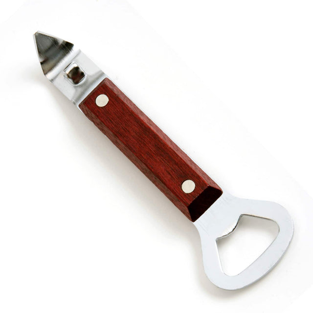 Front. Norpro - Stainless Steel Can Punch and Bottle Opener - Silver.