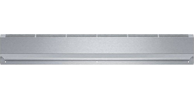 Front. Bosch - 4" Low Back for Bosch HGI8054UC and HDI8054U Slide-In Ranges - Silver.