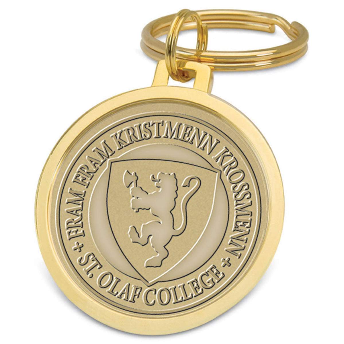 Jardine - St. Olaf Oles Team Logo Split-Wire Key Ring - Gold