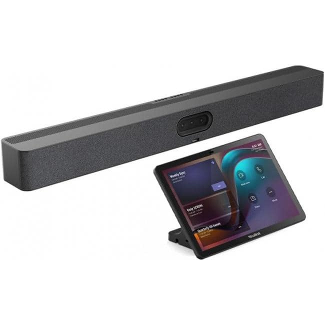 Yealink - Meetingbar A50-031 Video Conference Equipment - For Video Conferencing - 1 x Network (RJ-45) - Wireless LAN - Black