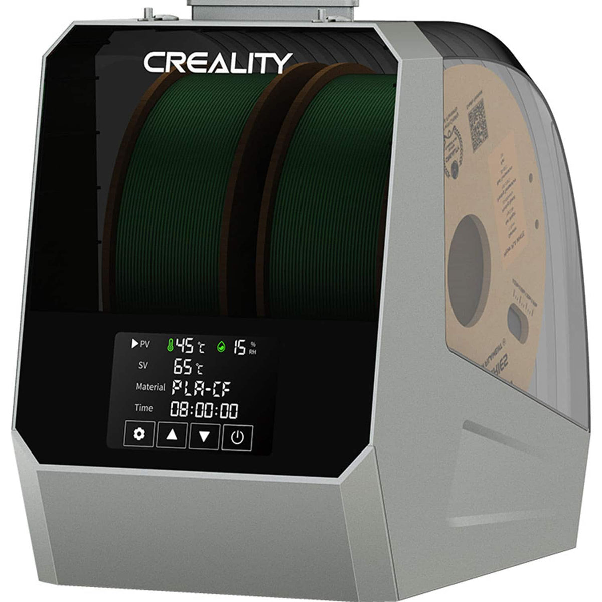 Creality - Space Pi Plus Filament Dryer 2 rolls capacity - Black