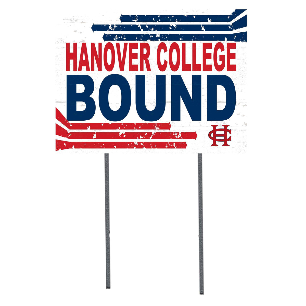Jardine - Hanover Panthers 18" x 24" Bound Yard Sign - White