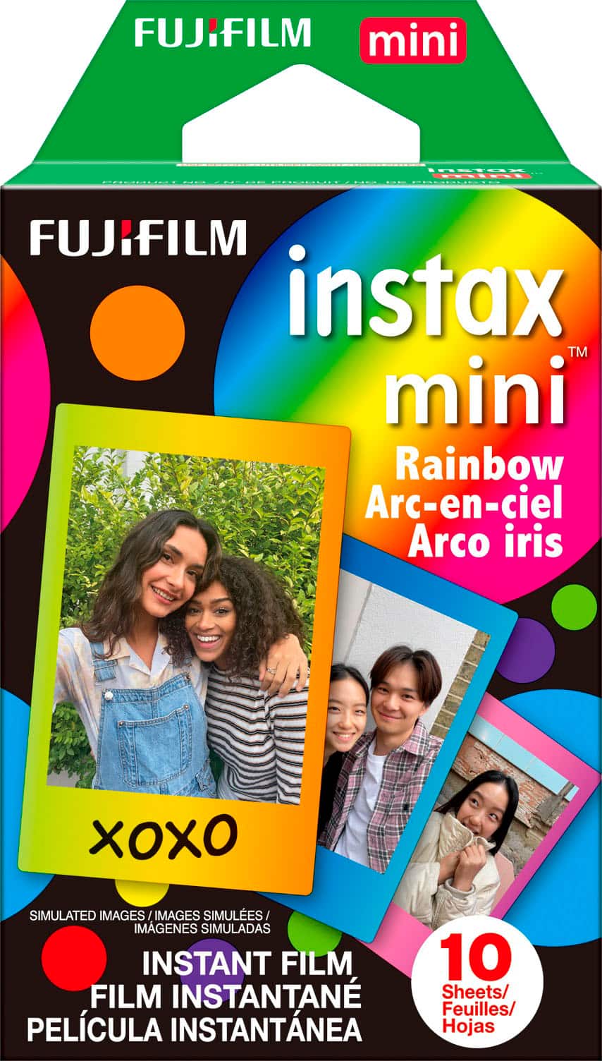 Fujifilm - instax mini Specialty Instant Film 10pk - Rainbow