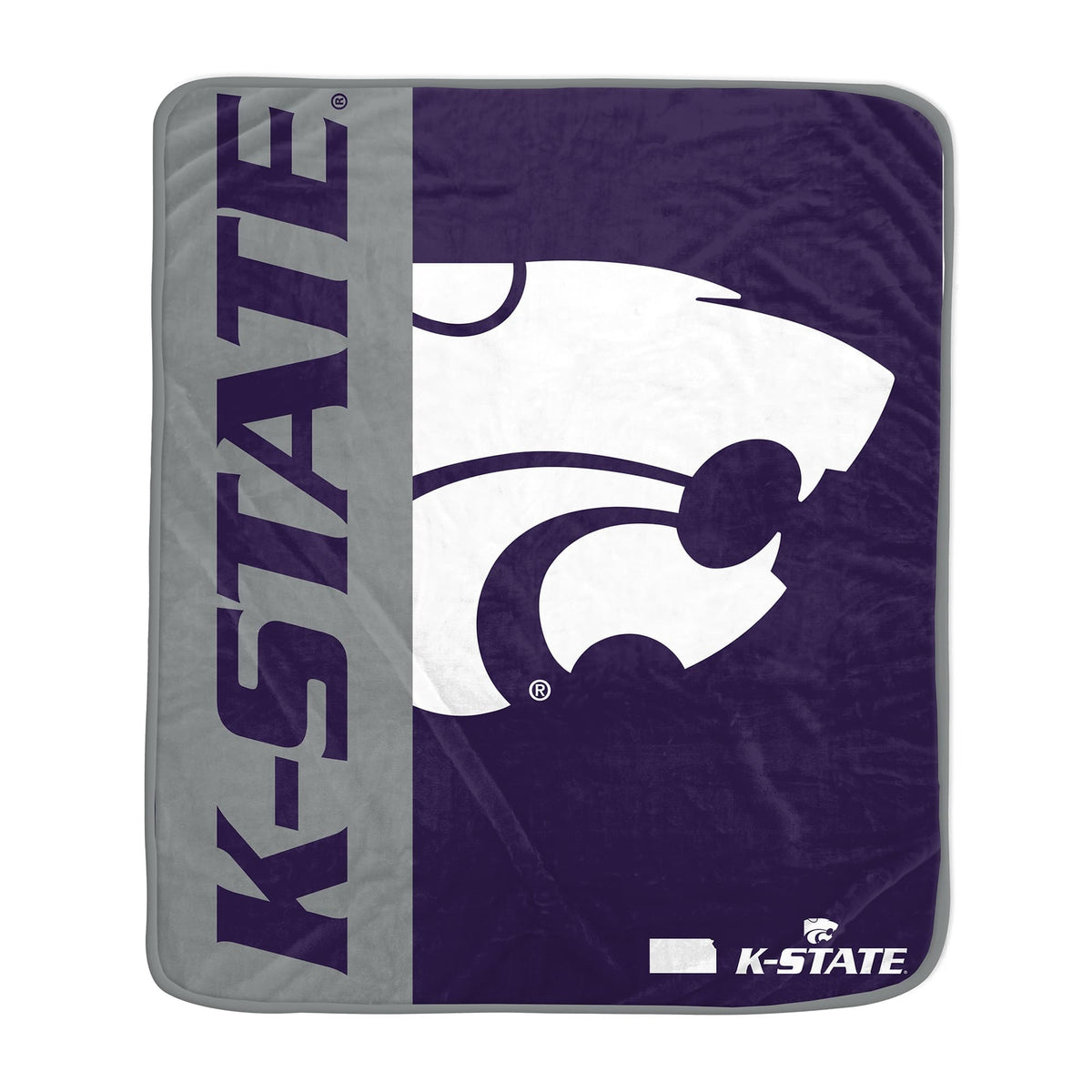 Pegasus - Kansas State Wildcats 50" x 60" Endzone Ultra Soft Throw Blanket - Multicolor