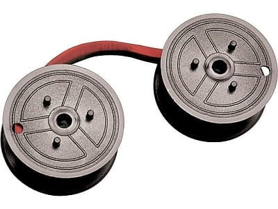 Front. DataProducts - Calculator Ribbon, Black/Red - Red/Black.