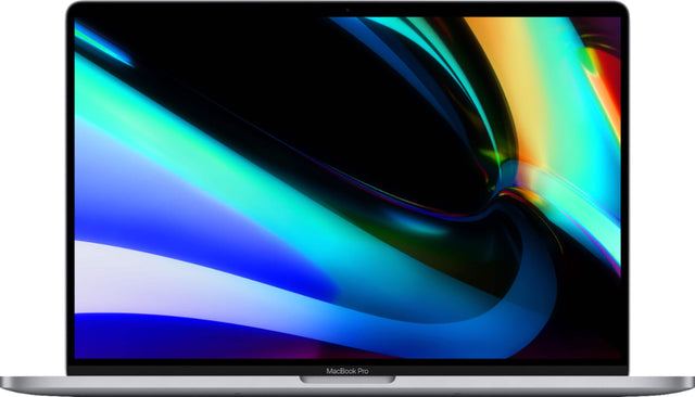Front. Apple - MacBook Pro 16" Certified Refurbished - Intel Core i7 2.6GHz - Touch Bar/ID - 16GB Memory - 512GB SSD (2019) - Space Gray.