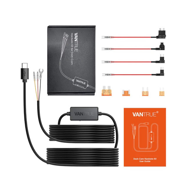 VANTRUE Dash Cam Hardwire Kit User Guide

VANTRUE Dash Cam Hardwire Kit for Dash Cam

VANTRUE Dash Cam Hardware Kit User Guide