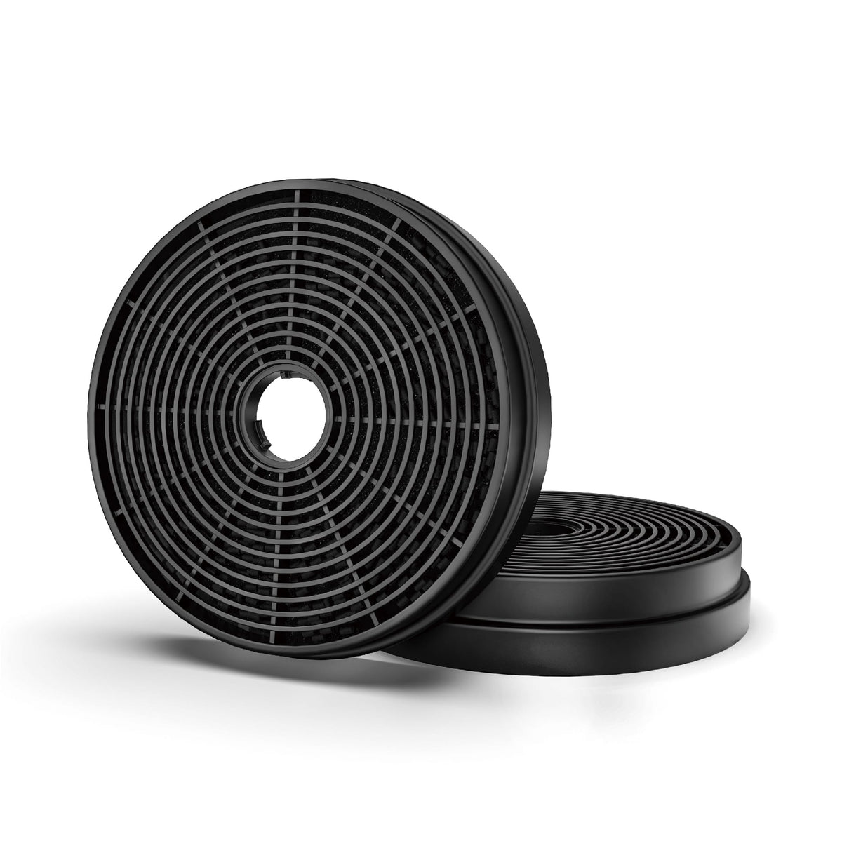 Replacement Charcoal Filters for Empava Ductless Range Hood 30RH05, 30RH06, 30RH07, 36RH09, 36RH10 - 2 Pack, Non-Ducted - Black