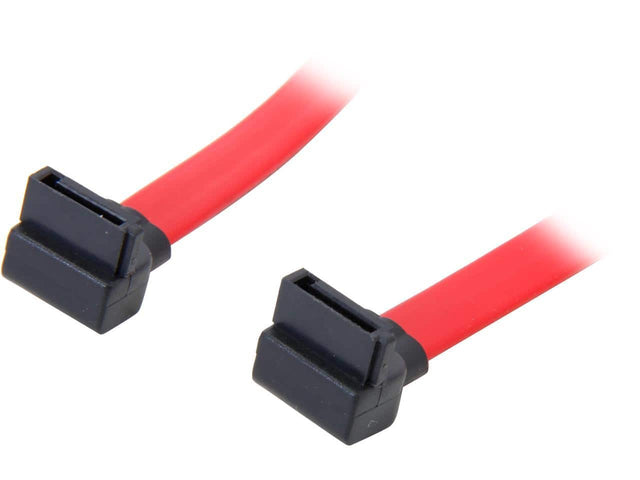 Front. Nippon Labs - Nippon Labs SATA3-1.5FT-90R 1.5 ft. SATA III Male to Male Cable with Right Angel Connectors, Red.