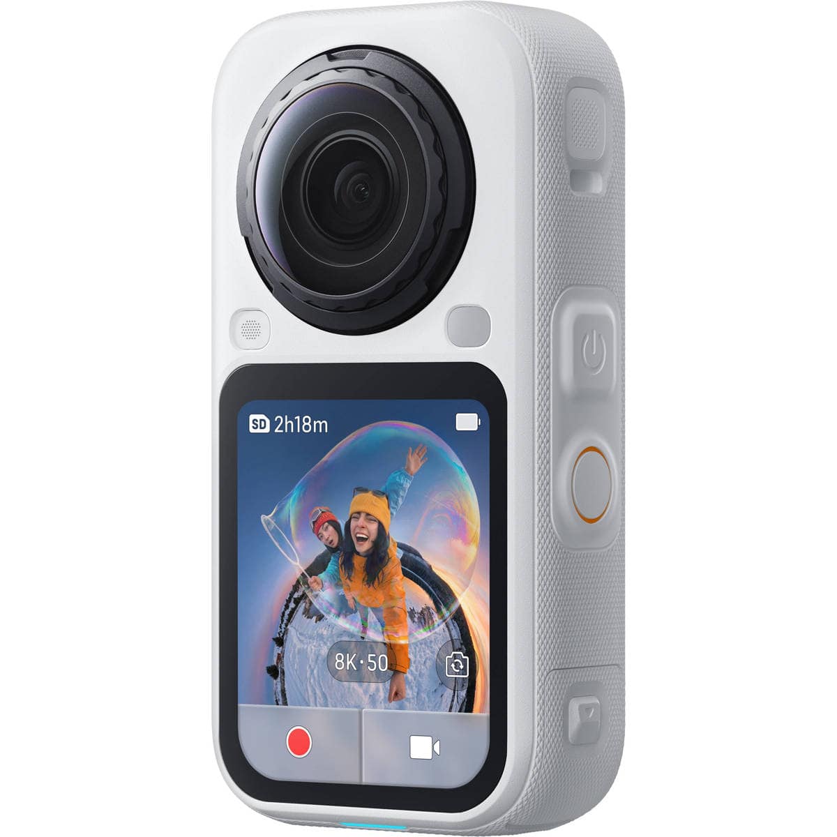Insta360 - X6 8K 360 Action Camera Standard Bundle, Arctic White