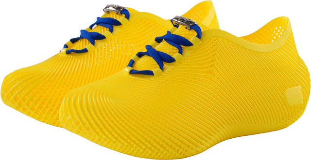 Front. Nexbie - Nexbie - Aeroraise 3D Printed Sneakers - Best Buy 60th Anniversary - Yellow.