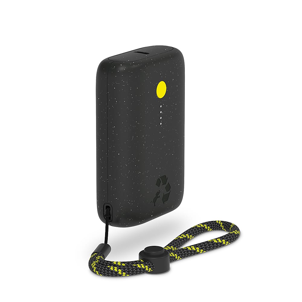 Nimble - Champ 10K USB-C Portable Charger, 20W PD & QC 4.0 Fast Charging Power Bank, Dual USB-C Ports - Black