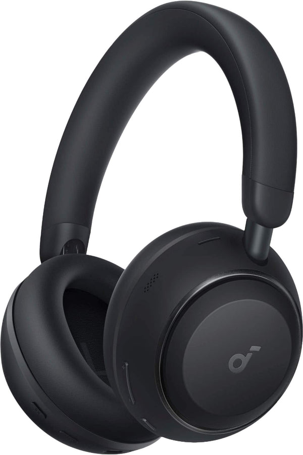 Anker - Soundcore Space 2 Wireless Bluetooth Noise Cancelling Over-the-Ear Headphones with 50H ANC Playtime and Comfort - Black