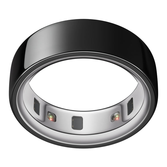 Front. Oura - Ring 4 - Smart Ring - Size Before You Buy with OR4 Sizing Kit - Size 13 - Black.