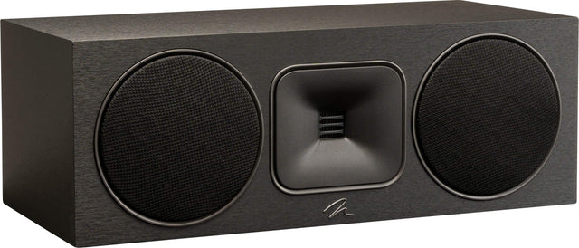 Front. MartinLogan - Motion Foundation C1 2.5-Way Center Channel Speaker with Dual 5.5” Midbass Drivers (Each) - Black.
