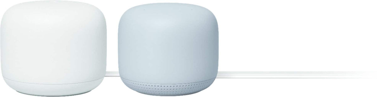 Nest Wifi - Mesh Router (AC2200) and 1 point with Google Assistant - 2 pack - Mist